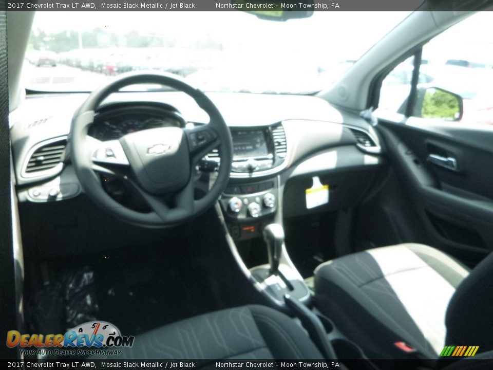 2017 Chevrolet Trax LT AWD Mosaic Black Metallic / Jet Black Photo #14