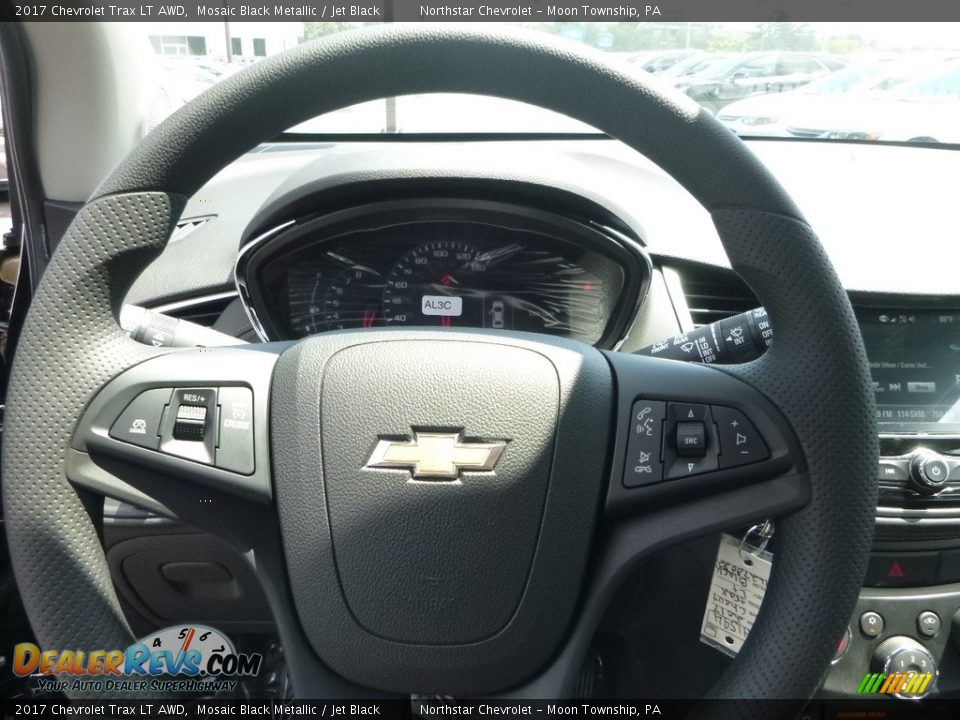 2017 Chevrolet Trax LT AWD Mosaic Black Metallic / Jet Black Photo #20