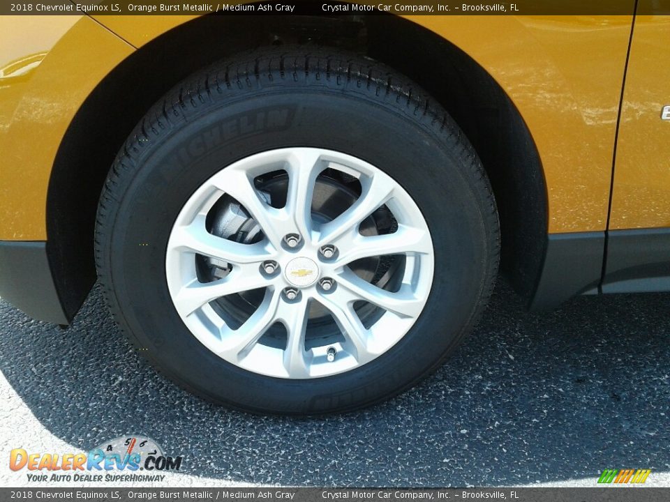 2018 Chevrolet Equinox LS Orange Burst Metallic / Medium Ash Gray Photo #20