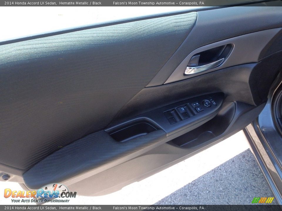 2014 Honda Accord LX Sedan Hematite Metallic / Black Photo #19
