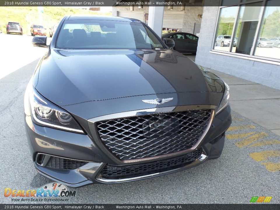2018 Hyundai Genesis G80 Sport Himalayan Gray / Black Photo #4