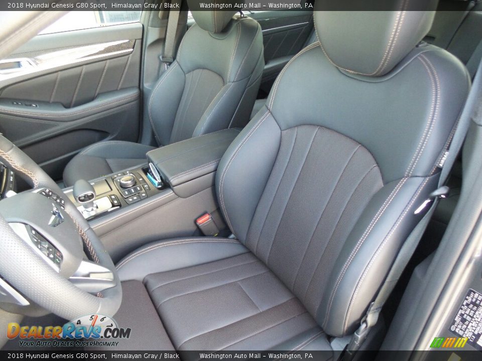 2018 Hyundai Genesis G80 Sport Himalayan Gray / Black Photo #12