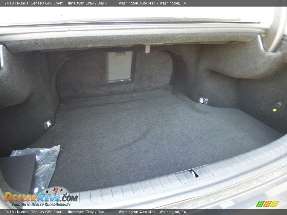 2018 Hyundai Genesis G80 Sport Himalayan Gray / Black Photo #14