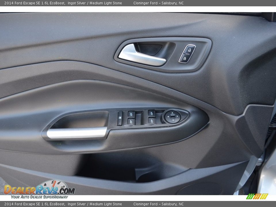 2014 Ford Escape SE 1.6L EcoBoost Ingot Silver / Medium Light Stone Photo #9