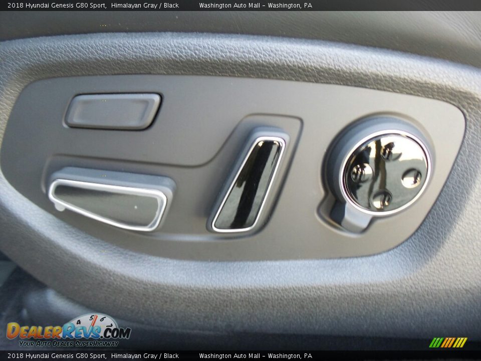 2018 Hyundai Genesis G80 Sport Himalayan Gray / Black Photo #17