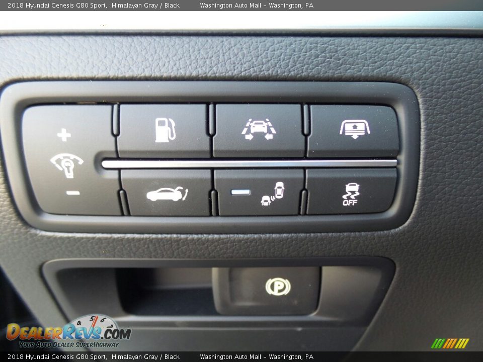2018 Hyundai Genesis G80 Sport Himalayan Gray / Black Photo #19