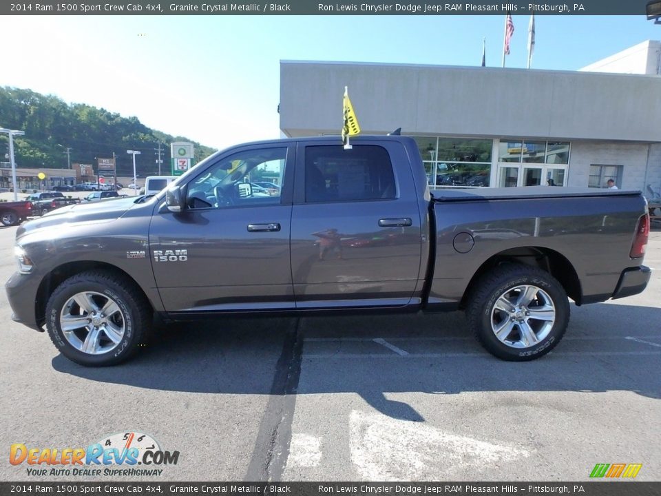 2014 Ram 1500 Sport Crew Cab 4x4 Granite Crystal Metallic / Black Photo #2