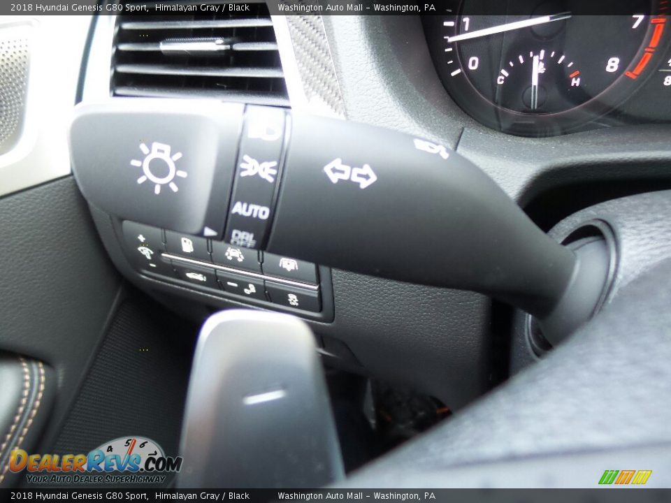 2018 Hyundai Genesis G80 Sport Himalayan Gray / Black Photo #23