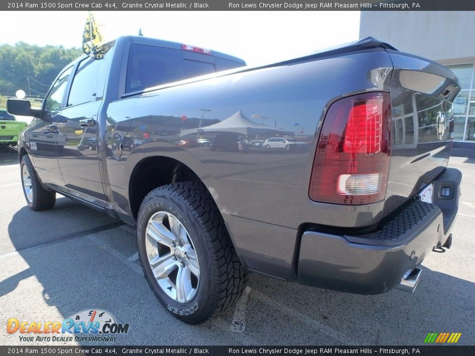 2014 Ram 1500 Sport Crew Cab 4x4 Granite Crystal Metallic / Black Photo #3