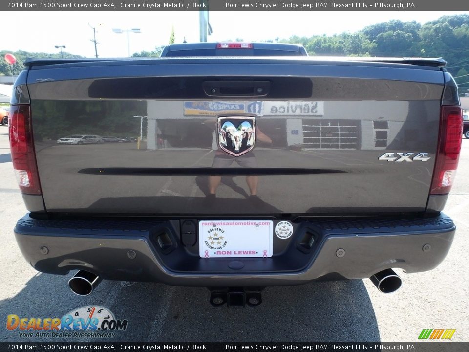 2014 Ram 1500 Sport Crew Cab 4x4 Granite Crystal Metallic / Black Photo #4