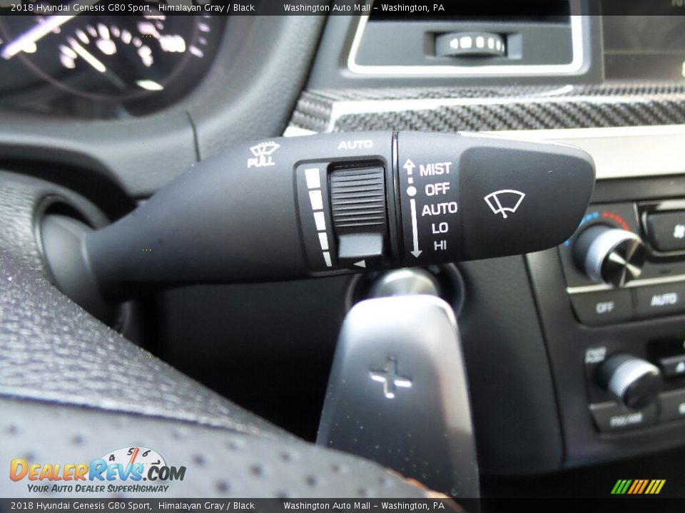 2018 Hyundai Genesis G80 Sport Himalayan Gray / Black Photo #25