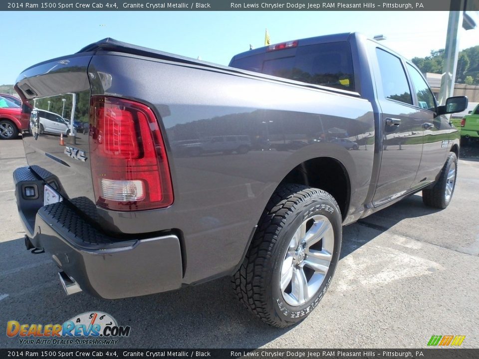 2014 Ram 1500 Sport Crew Cab 4x4 Granite Crystal Metallic / Black Photo #5