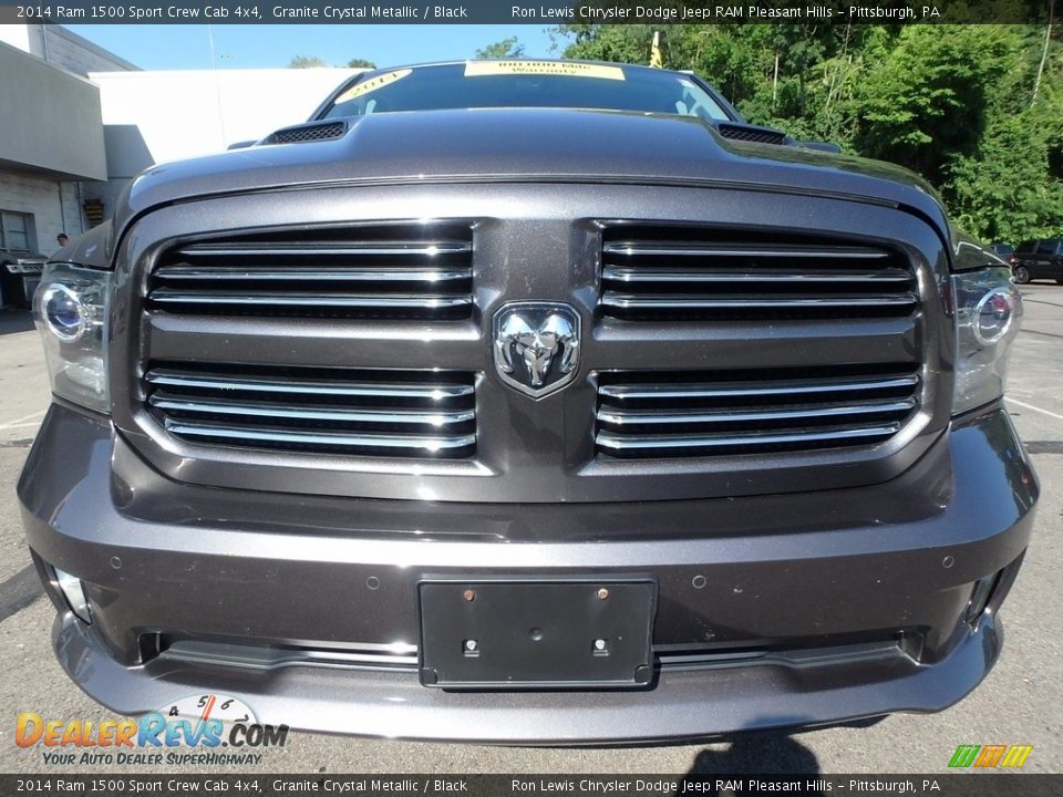 2014 Ram 1500 Sport Crew Cab 4x4 Granite Crystal Metallic / Black Photo #8