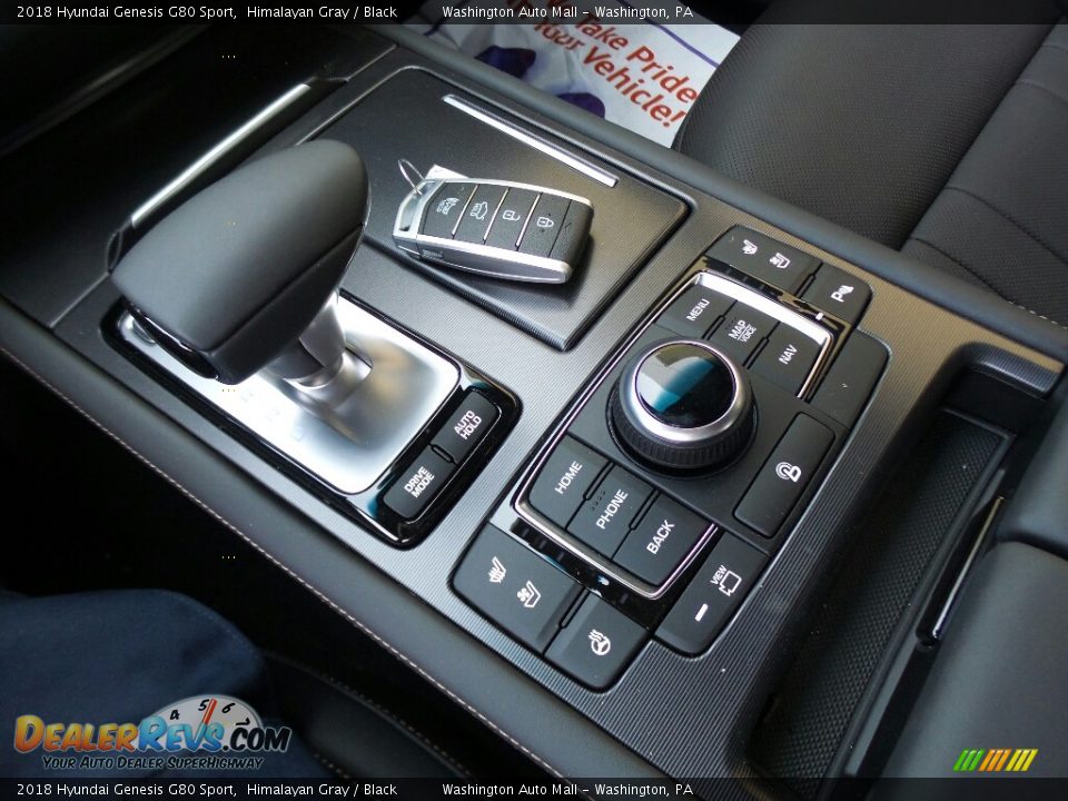 2018 Hyundai Genesis G80 Sport Himalayan Gray / Black Photo #31