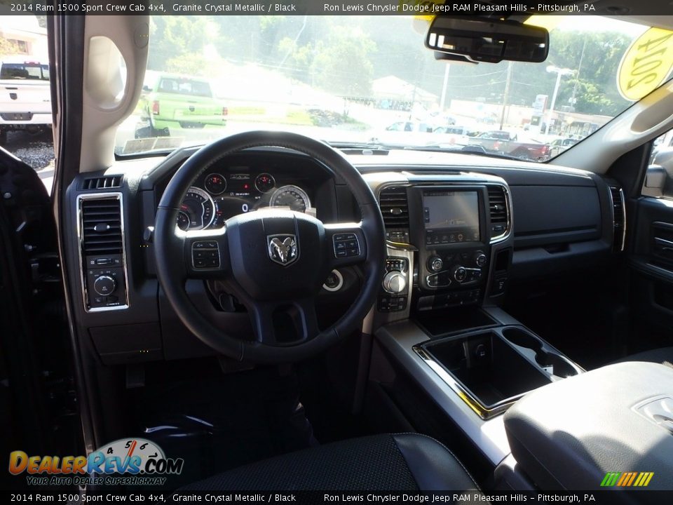 2014 Ram 1500 Sport Crew Cab 4x4 Granite Crystal Metallic / Black Photo #12