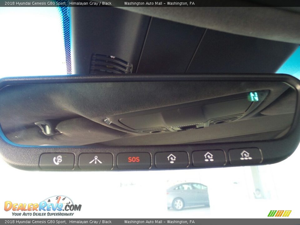 2018 Hyundai Genesis G80 Sport Himalayan Gray / Black Photo #33