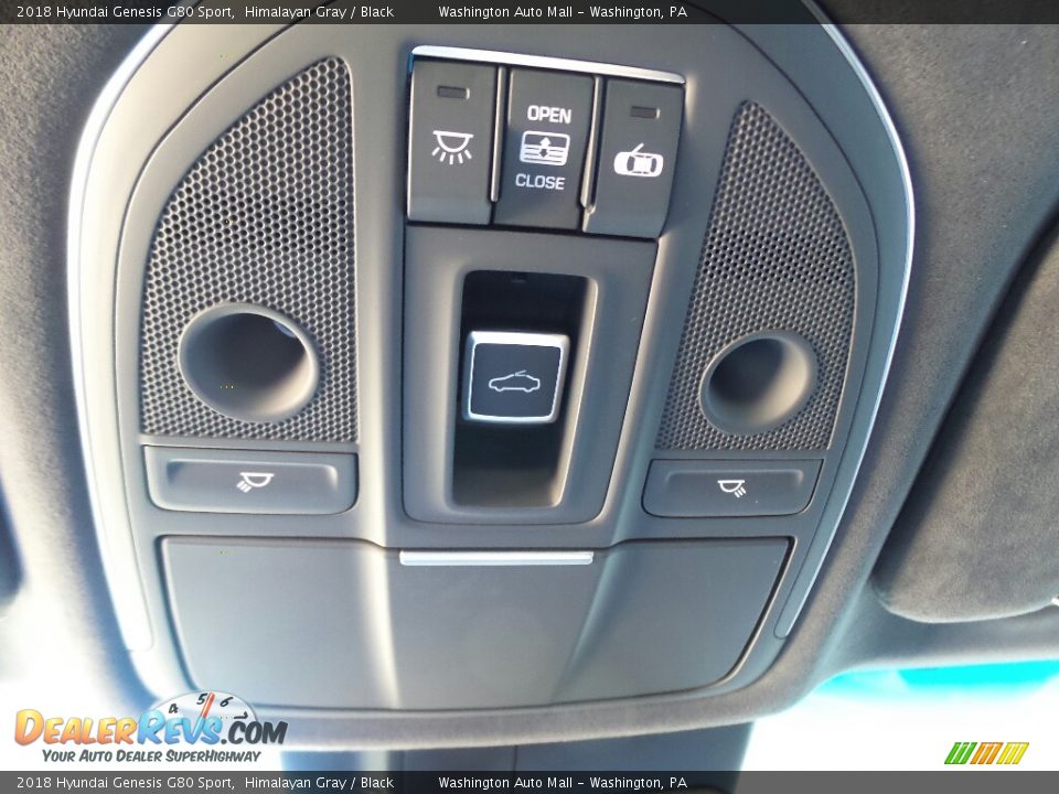 2018 Hyundai Genesis G80 Sport Himalayan Gray / Black Photo #34