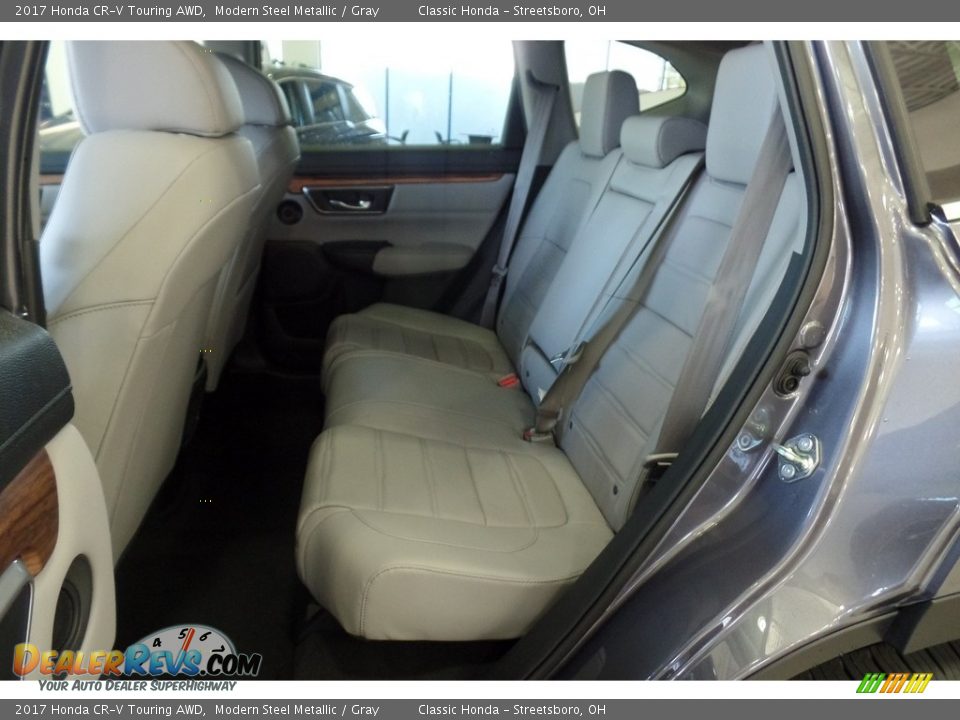 2017 Honda CR-V Touring AWD Modern Steel Metallic / Gray Photo #9