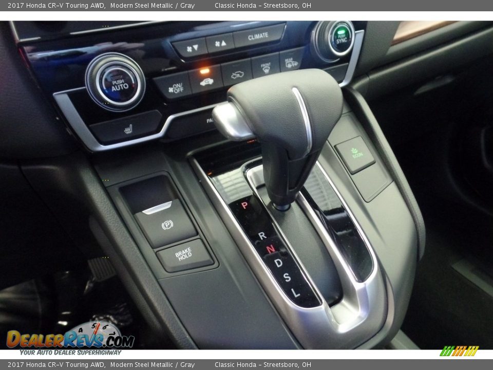 2017 Honda CR-V Touring AWD Modern Steel Metallic / Gray Photo #13