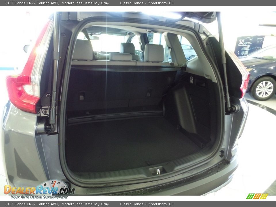 2017 Honda CR-V Touring AWD Modern Steel Metallic / Gray Photo #14