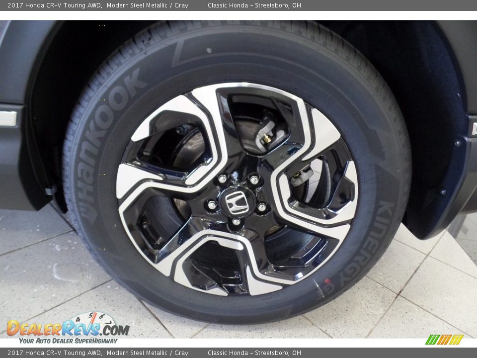 2017 Honda CR-V Touring AWD Modern Steel Metallic / Gray Photo #15