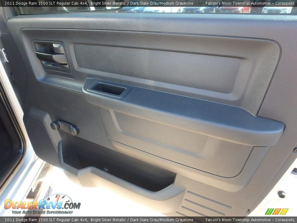 2011 Dodge Ram 1500 SLT Regular Cab 4x4 Bright Silver Metallic / Dark Slate Gray/Medium Graystone Photo #12