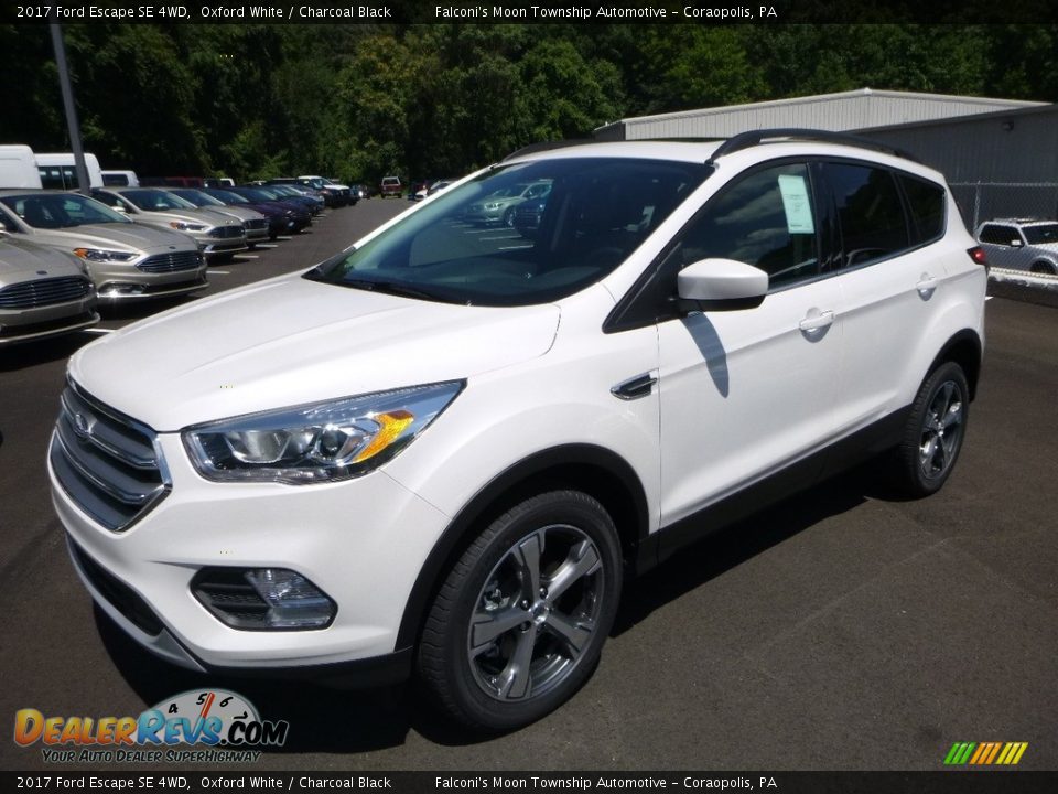 2017 Ford Escape SE 4WD Oxford White / Charcoal Black Photo #5