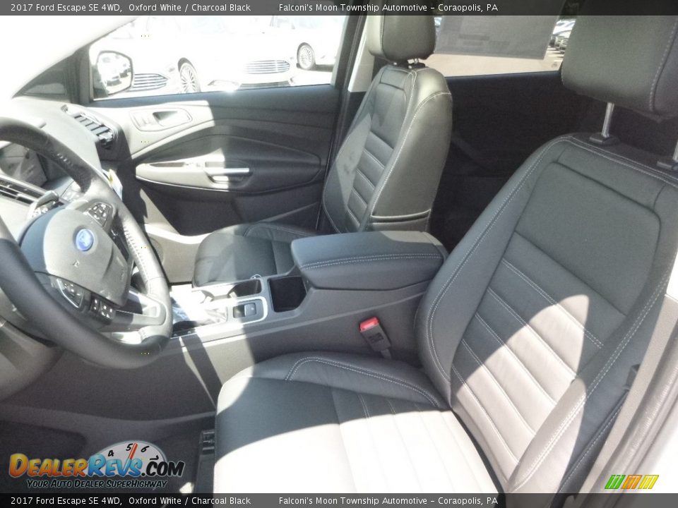 2017 Ford Escape SE 4WD Oxford White / Charcoal Black Photo #11