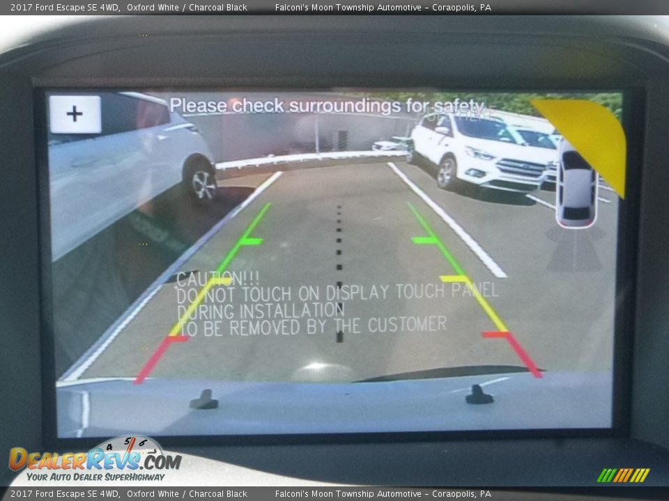 2017 Ford Escape SE 4WD Oxford White / Charcoal Black Photo #15