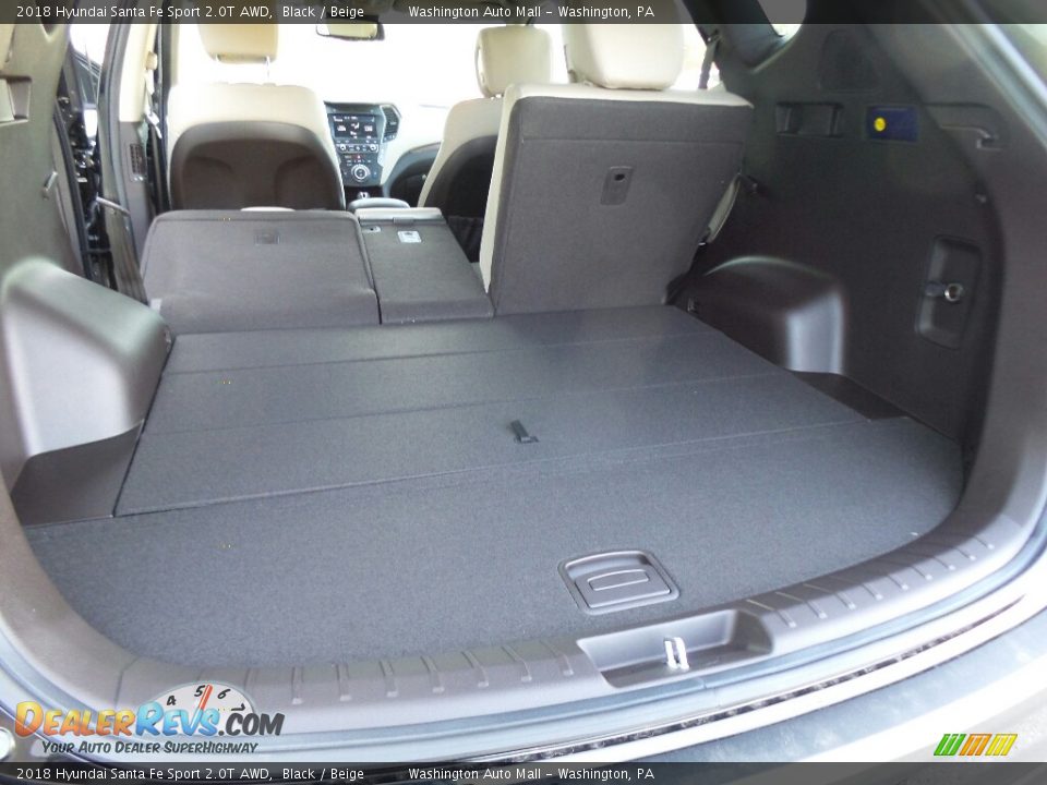 2018 Hyundai Santa Fe Sport 2.0T AWD Black / Beige Photo #12