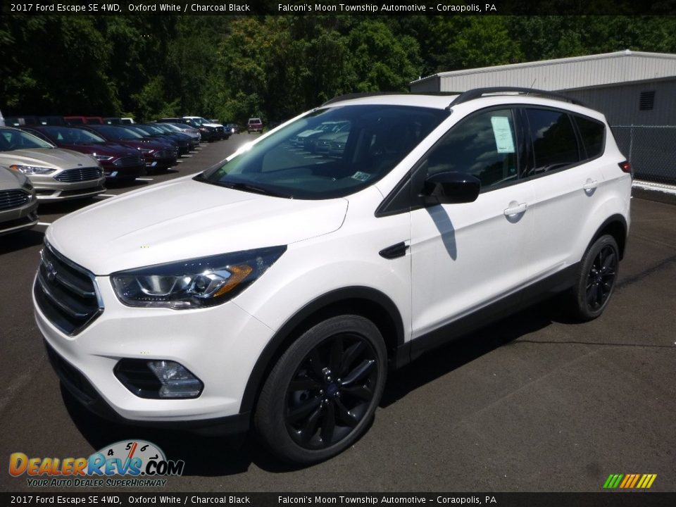 2017 Ford Escape SE 4WD Oxford White / Charcoal Black Photo #5