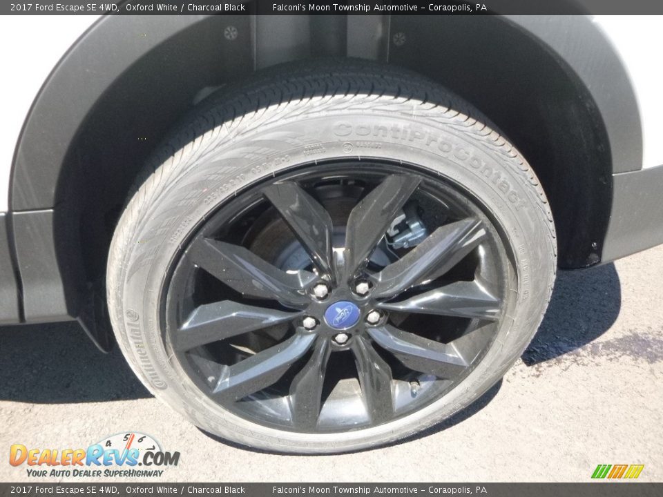 2017 Ford Escape SE 4WD Oxford White / Charcoal Black Photo #7