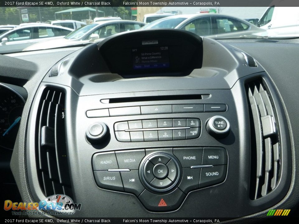 2017 Ford Escape SE 4WD Oxford White / Charcoal Black Photo #14