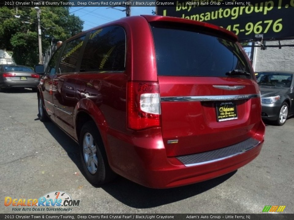 2013 Chrysler Town & Country Touring Deep Cherry Red Crystal Pearl / Black/Light Graystone Photo #4