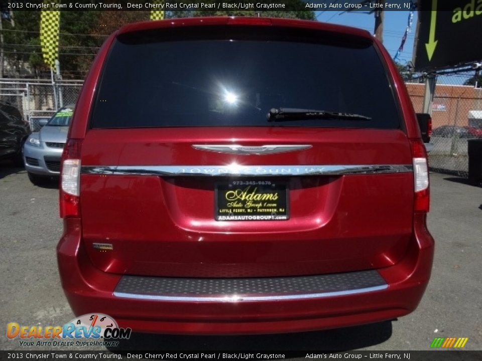 2013 Chrysler Town & Country Touring Deep Cherry Red Crystal Pearl / Black/Light Graystone Photo #5