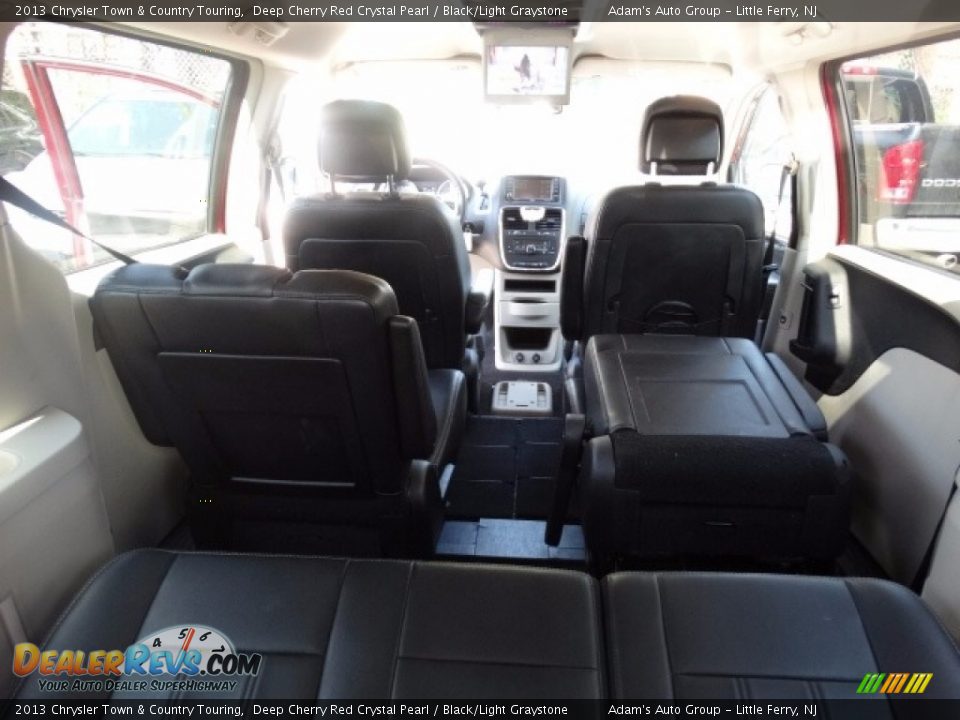 2013 Chrysler Town & Country Touring Deep Cherry Red Crystal Pearl / Black/Light Graystone Photo #33