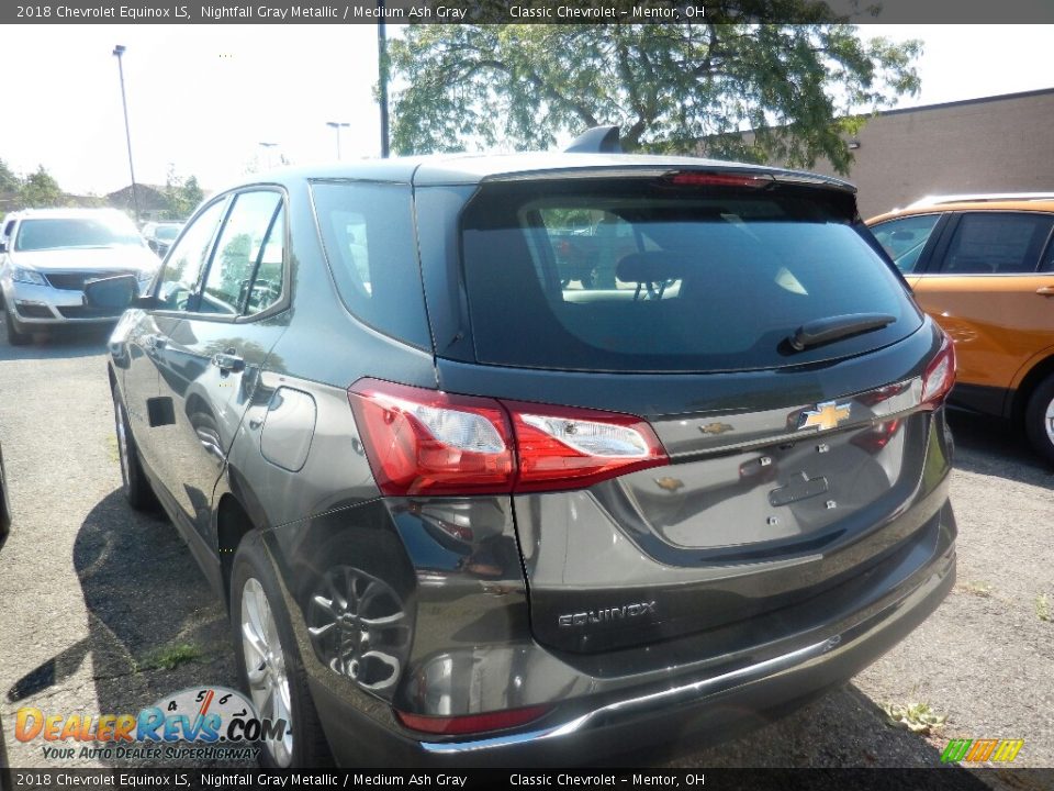 2018 Chevrolet Equinox LS Nightfall Gray Metallic / Medium Ash Gray Photo #5