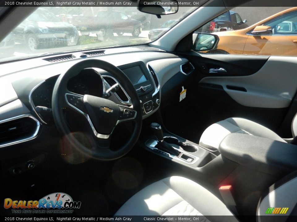 2018 Chevrolet Equinox LS Nightfall Gray Metallic / Medium Ash Gray Photo #7