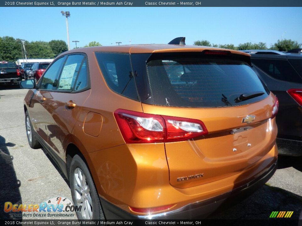 2018 Chevrolet Equinox LS Orange Burst Metallic / Medium Ash Gray Photo #5