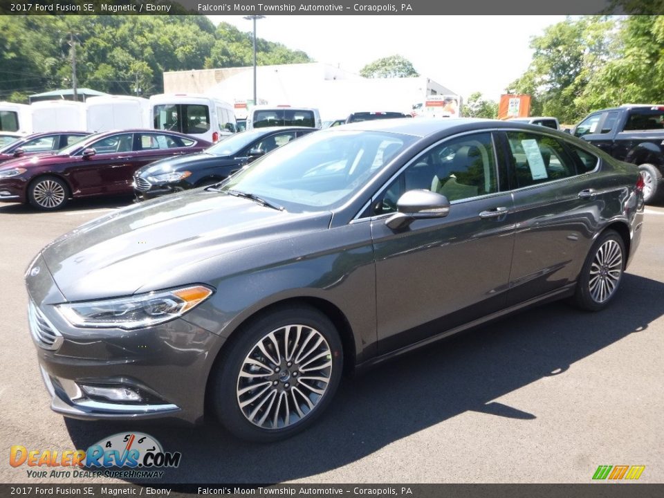 2017 Ford Fusion SE Magnetic / Ebony Photo #4