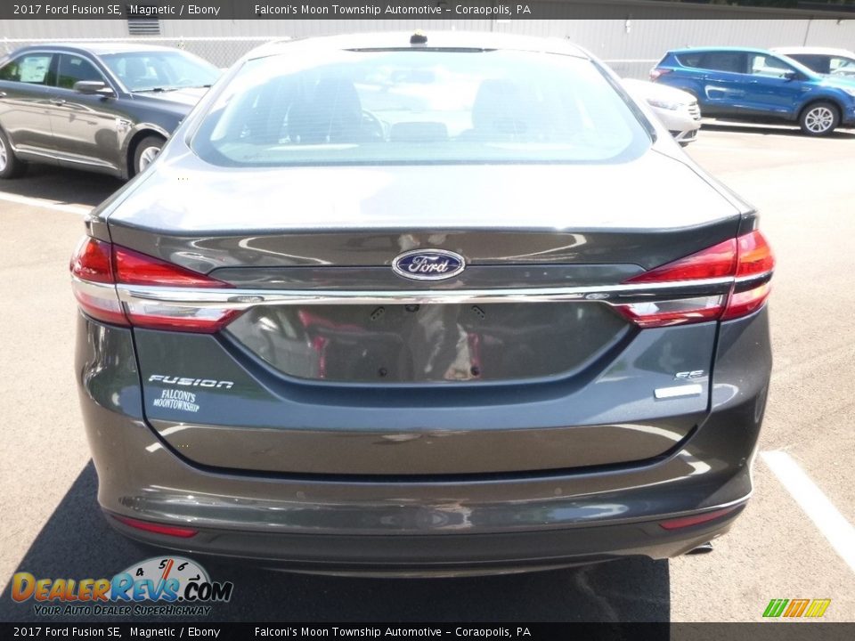 2017 Ford Fusion SE Magnetic / Ebony Photo #6
