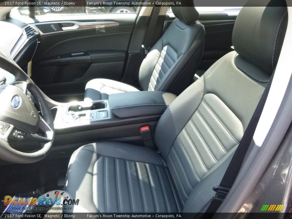 2017 Ford Fusion SE Magnetic / Ebony Photo #11
