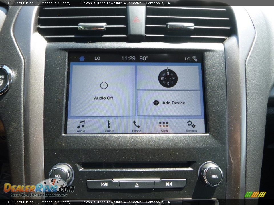 2017 Ford Fusion SE Magnetic / Ebony Photo #14