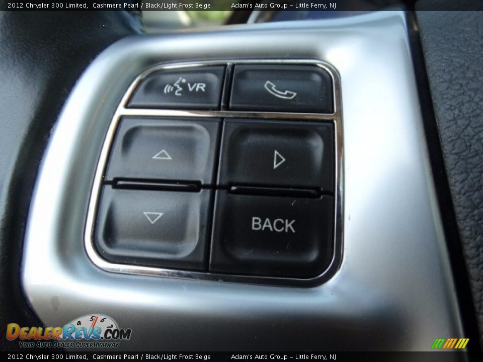 2012 Chrysler 300 Limited Cashmere Pearl / Black/Light Frost Beige Photo #22