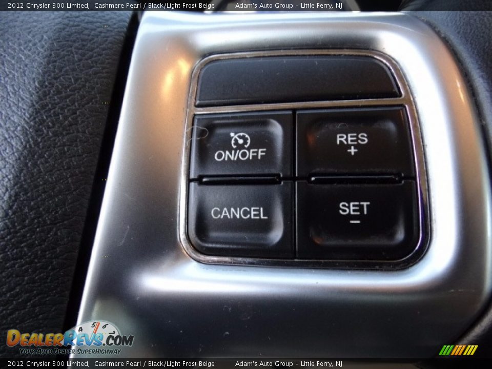2012 Chrysler 300 Limited Cashmere Pearl / Black/Light Frost Beige Photo #23