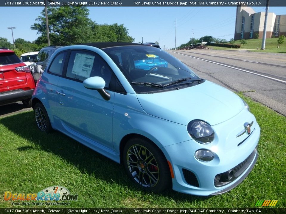 Front 3/4 View of 2017 Fiat 500c Abarth Photo #7