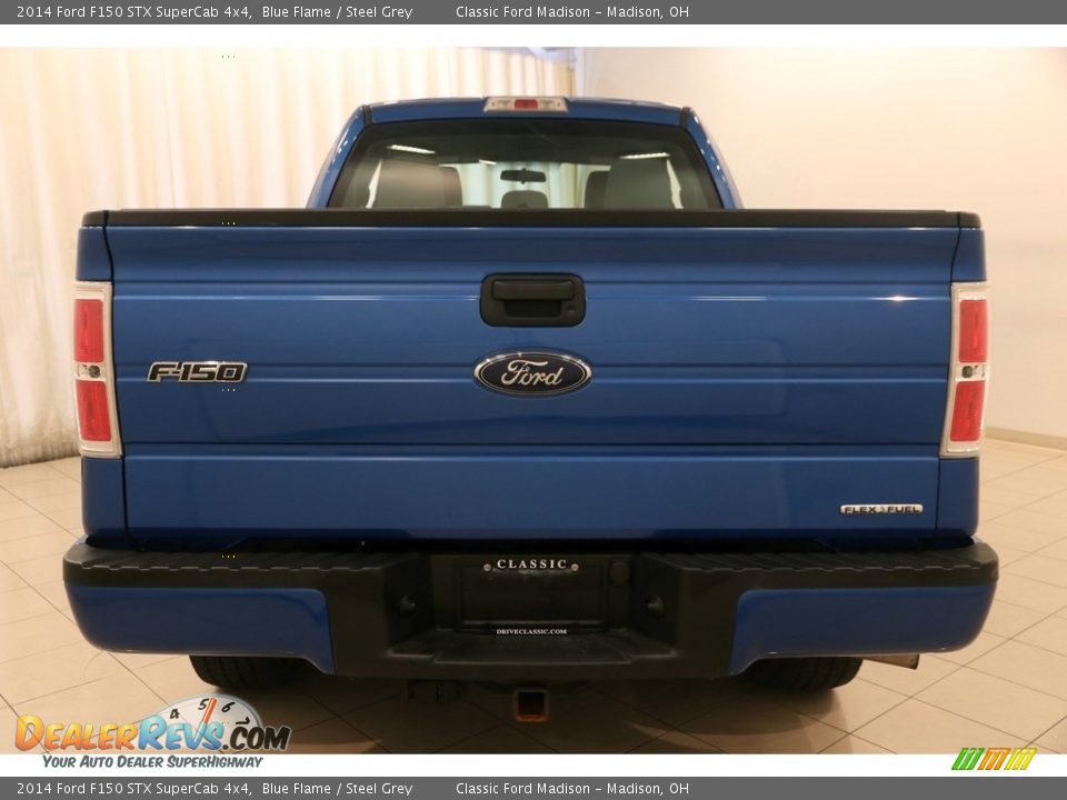 2014 Ford F150 STX SuperCab 4x4 Blue Flame / Steel Grey Photo #13