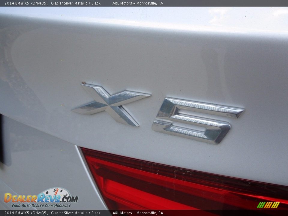 2014 BMW X5 xDrive35i Glacier Silver Metallic / Black Photo #5