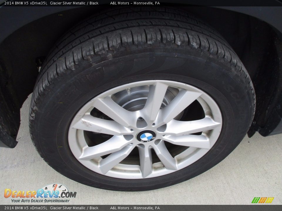 2014 BMW X5 xDrive35i Glacier Silver Metallic / Black Photo #6
