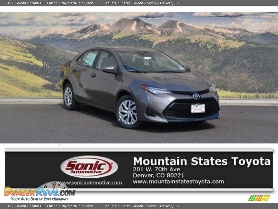 2017 Toyota Corolla LE Falcon Gray Metallic / Black Photo #1